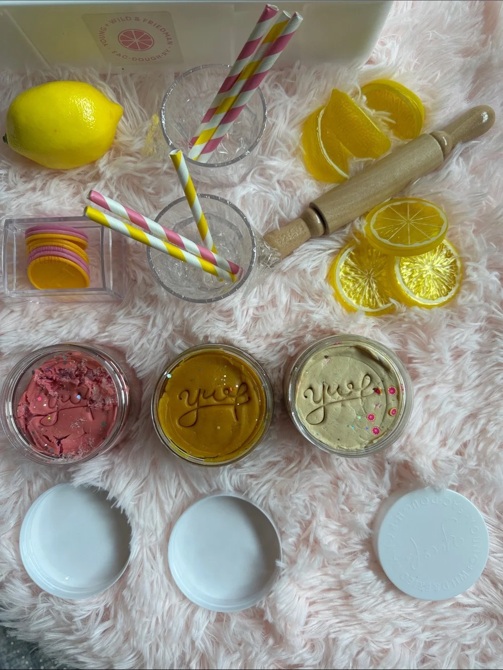 Young + Wild and Friedman Full Size Sensory Kit - Pink Lemonade with Accessories